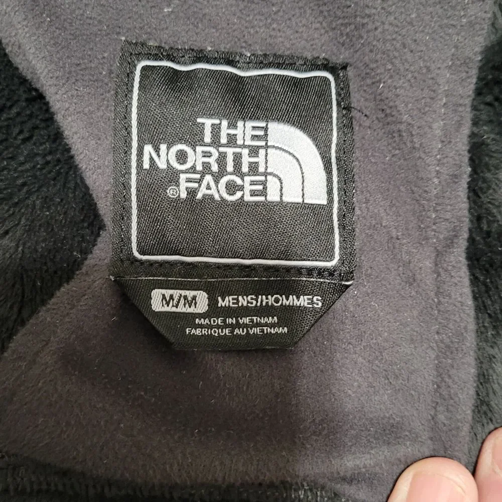 The North Face Men's Apex Jacket Mens M Softshell Faux‎ Fur Lined Gray Black